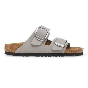 Birkenstock Big Buckle Nubuck in Stone size 37 NEW